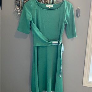 Emerald Green Wrap style dress